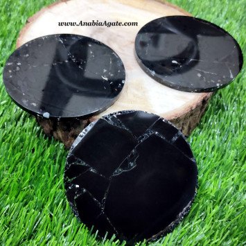 Black Obsidian Orgone Coasters Wholesale