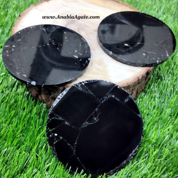 Black Obsidian Orgone Coasters Wholesale