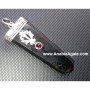 Black Tourmaline Flat Stick Pendant With Garnet - Stunning Natural Gemstone Jewelry