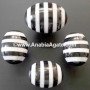 Black Tourmaline and Snow Quartz Gemstone Bonded Lingam - Healing Crystal for Balance