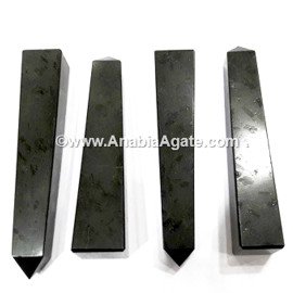 Black Tourmaline Tower - Crystal Healing and Energy Cleansing