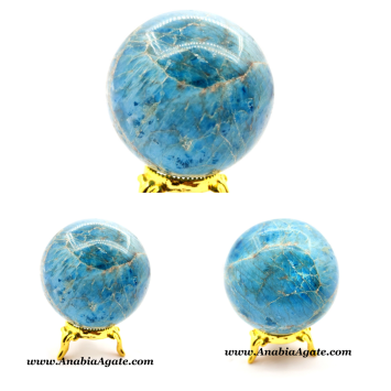 Blue Apatite Spheres - Natural Crystal Healing Stones