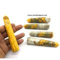 Bumblebee Jasper Obelisk - Unique Crystal Décor for Healing and Energy