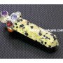 Dalmatian Jasper Chakra Pencil Pendant - Balance and Harmony