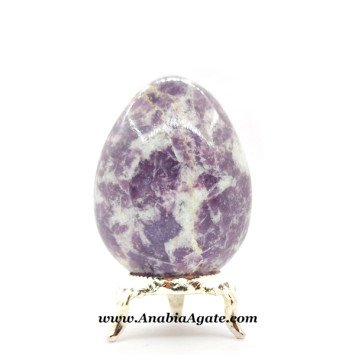 Lepidolite Gemstone Eggs - Wholesale Crystal Eggs