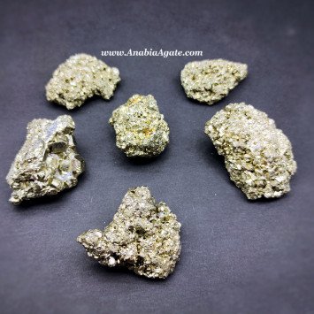 Golden Pyrite Rough Cluster - Natural Decorative Mineral