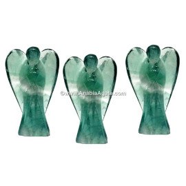Green Fluorite 1 Inch Angels - Healing Crystal Figurines