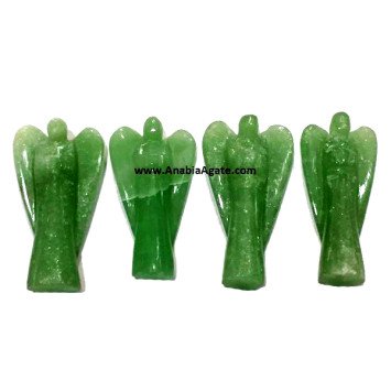 Green Aventurine 2 Inch Angels: Buy Natural Gemstone Angels Online