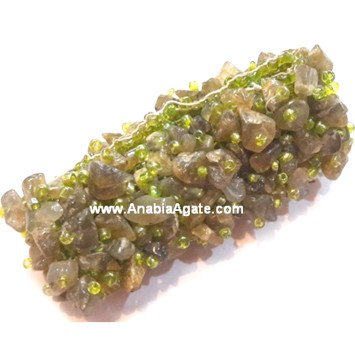 Green Agate Bands - Exquisite Handcrafted Jewelry
