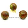 Green & Red Unakite Gemstone Balls - Natural Healing Crystals