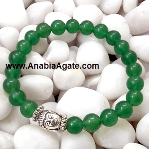 Green Aventurine Buddha Bracelet - Handcrafted Healing Jewelry