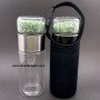 Green Aventurine Chips Water Bottle - Healing Crystals for Wellness