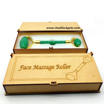 Green Aventurine Face Massage Roller | Enhance Your Skincare Routine