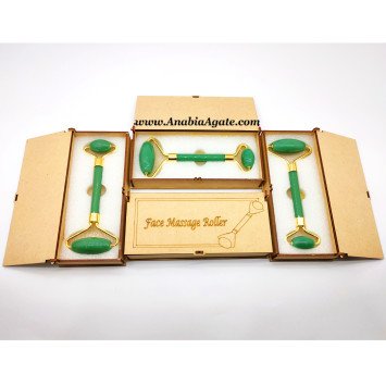 Green Aventurine Face Massage Roller | Enhance Your Skincare Routine