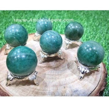 Green Aventurine Small Size Balls - High-Quality Gemstone Spheres