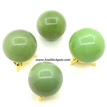 Green Aventurine Balls - Natural Healing Gemstone Spheres