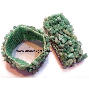 Green Aventurine Wristbands - Beautiful Healing Bracelets