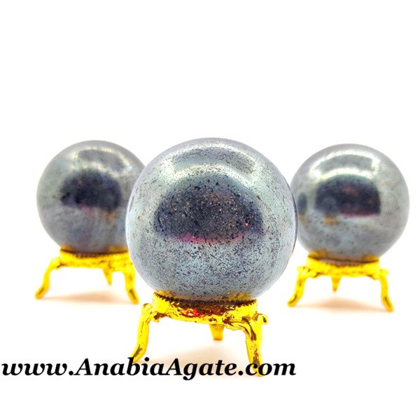 Hematite Gemstone Balls - Natural Healing Crystal Spheres