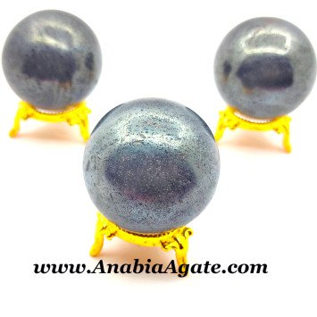 Hematite Gemstone Balls - Natural Healing Crystal Spheres