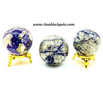 Indian Charoite Gemstone Balls - Unique Natural Creations
