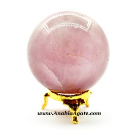 Indian Rose Quartz Balls - Exquisite Healing Crystals for Meditation