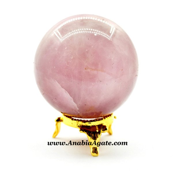 Indian Rose Quartz Balls - Exquisite Healing Crystals for Meditation
