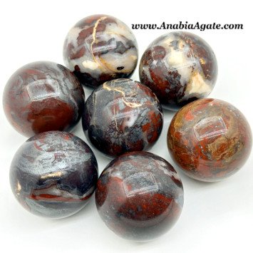 Iron Jasper Gemstone Balls - Natural Healing & Decorative Spheres
