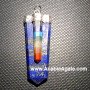 Lapis Lazuli Flat Stick Pendant with Chakra Bonded Pencil - Chakra Jewelry Wholesale