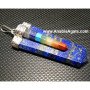 Lapis Lazuli Flat Stick Pendant with Chakra Bonded Pencil - Chakra Jewelry Wholesale