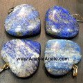 Lapis Lazuli Heart Pendants - Handcrafted and Unique