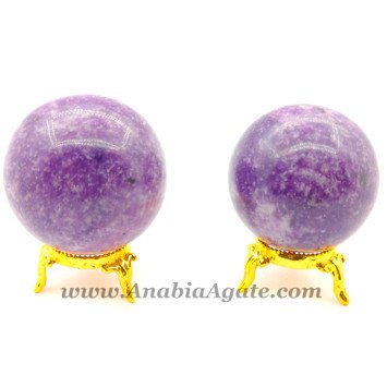 Lepidolite Gemstone Balls - Natural Healing Crystals