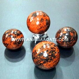 Mahogany Obsidian Spheres - Exquisite Gemstone Spheres Collection