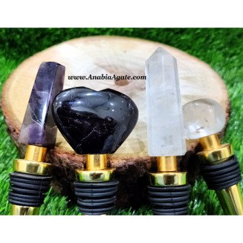 Wholesale Mix Gemstones Bottle Stoppers