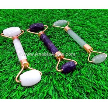 Mix Gemstone Face Massage Roller - Wholesale