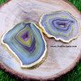 Wholesale Natural Agate Coaster Slice - Home Decor & Drinkware