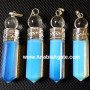 Opalite Pencil Pendant with Crystal Ball | Beautiful Crystal Jewelry