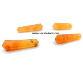 Orange Aventurine Double Terminated Pencil Points | Unique Healing Crystals