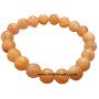 Peach Aventurine Elastic Bracelet - Handcrafted Gemstone Jewelry