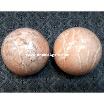 Pink Moonstone Balls for Stunning Decor