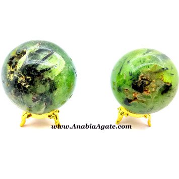 Prehnite Balls - Natural Gemstone for Healing and Balance