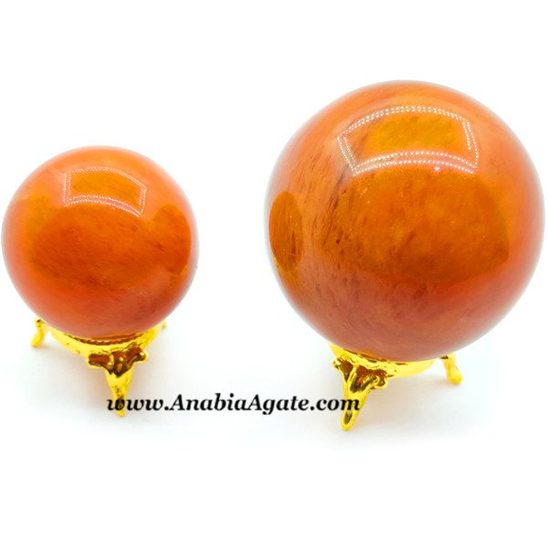 Red Aventurine Gemstone Balls - Natural Healing Crystals