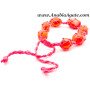 Red Carnelian Red Netted Tumble Bracelet - Handcrafted Gemstone Jewelry