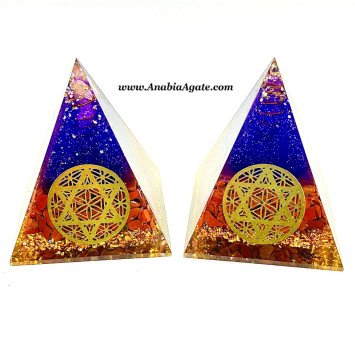 Red Jasper Star of David Orgone Pyramid - Wholesale