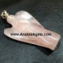 Rose Quartz Angel Pendant for Spiritual Healing and Love