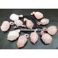 Rose Quartz Netted Tumble Pendants with Cord | Beautiful Crystal Jewelry