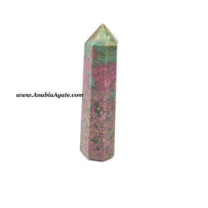 Ruby Kyanite Gemstone Obelisk - Unique Healing Crystal