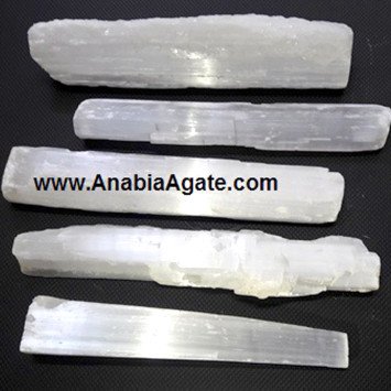 Raw Selenite Wands for Cleansing and Healing | The Crystal Shop