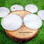 Snow Quartz Silver Electroplated Coasters - Elegant Decor