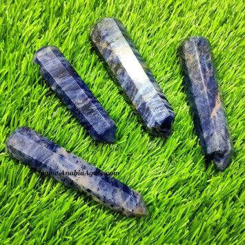 Sodalite 8 Facet Massage Wands for Natural Healing and Relaxation