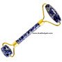 Sodalite Face Massage Roller - Natural Crystal Beauty Tool